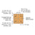 Technical diagram of threaded rod set in Timber-SET epoxy with measurements and specifications.