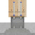 glued in threaded rod into concrete column slab