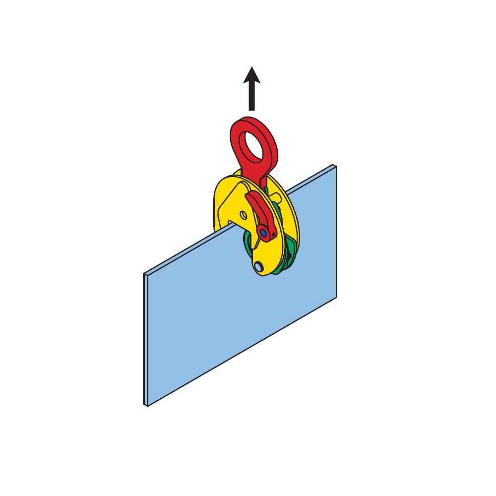 Terrier TSE-H 1 Ton Vertical Lifting Clamp - 850880.5