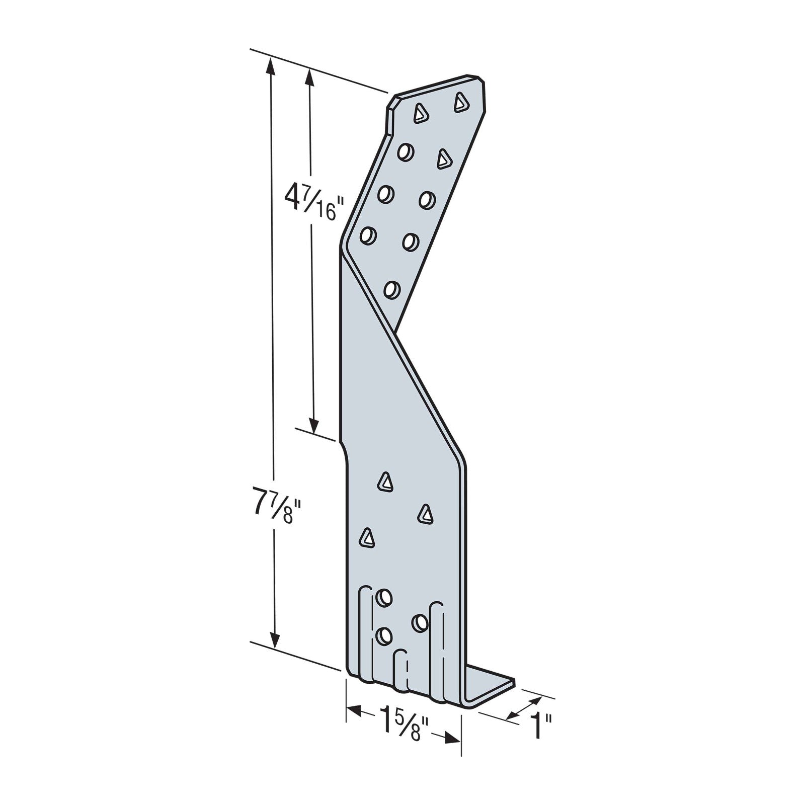 Simpson TSP Stud Plate Tie - G90 Galvanized