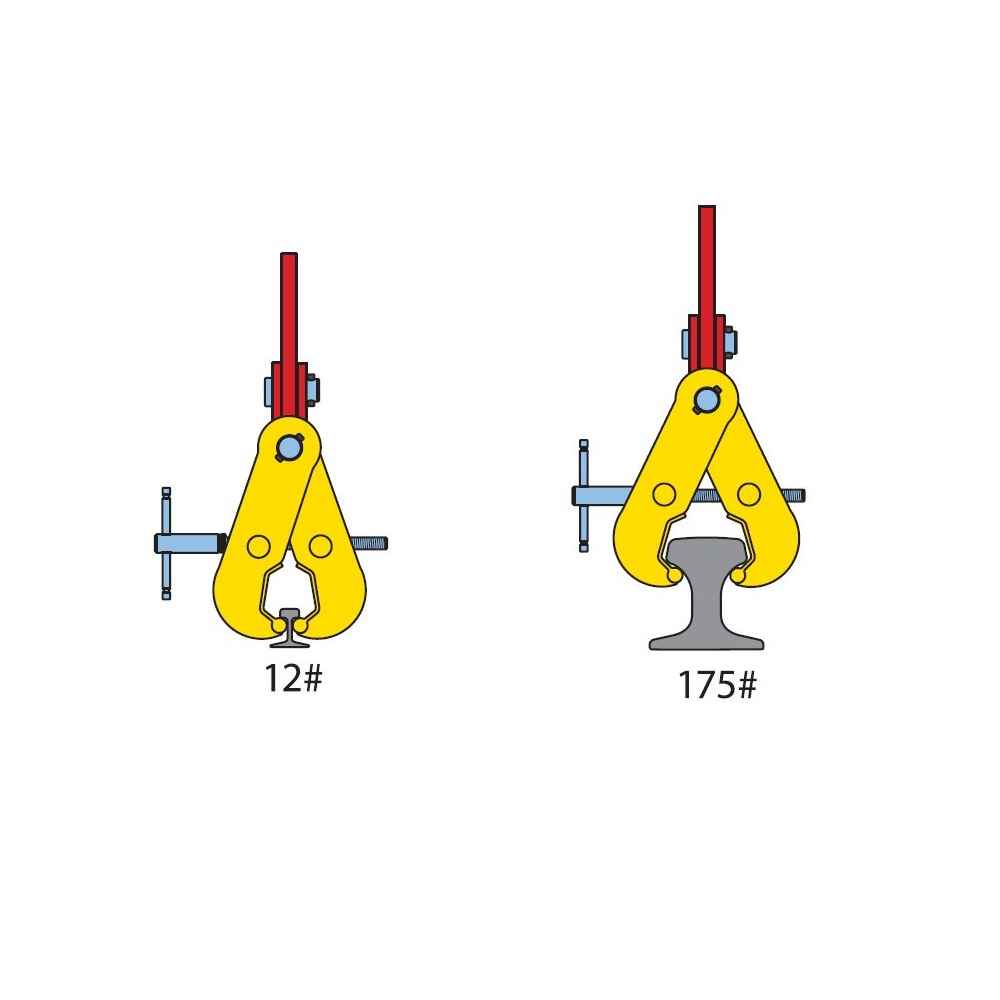 Terrier TSRC 5 Ton Rail Lifting Screw Clamp - 956555
