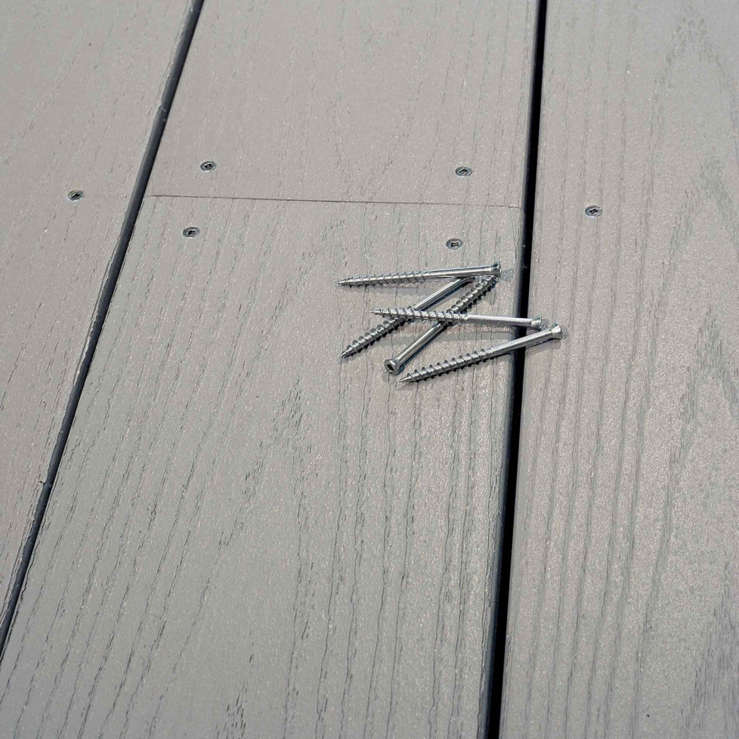 Trim Head Deck Screws - 305 Stainless Steel Installed on PVC deck