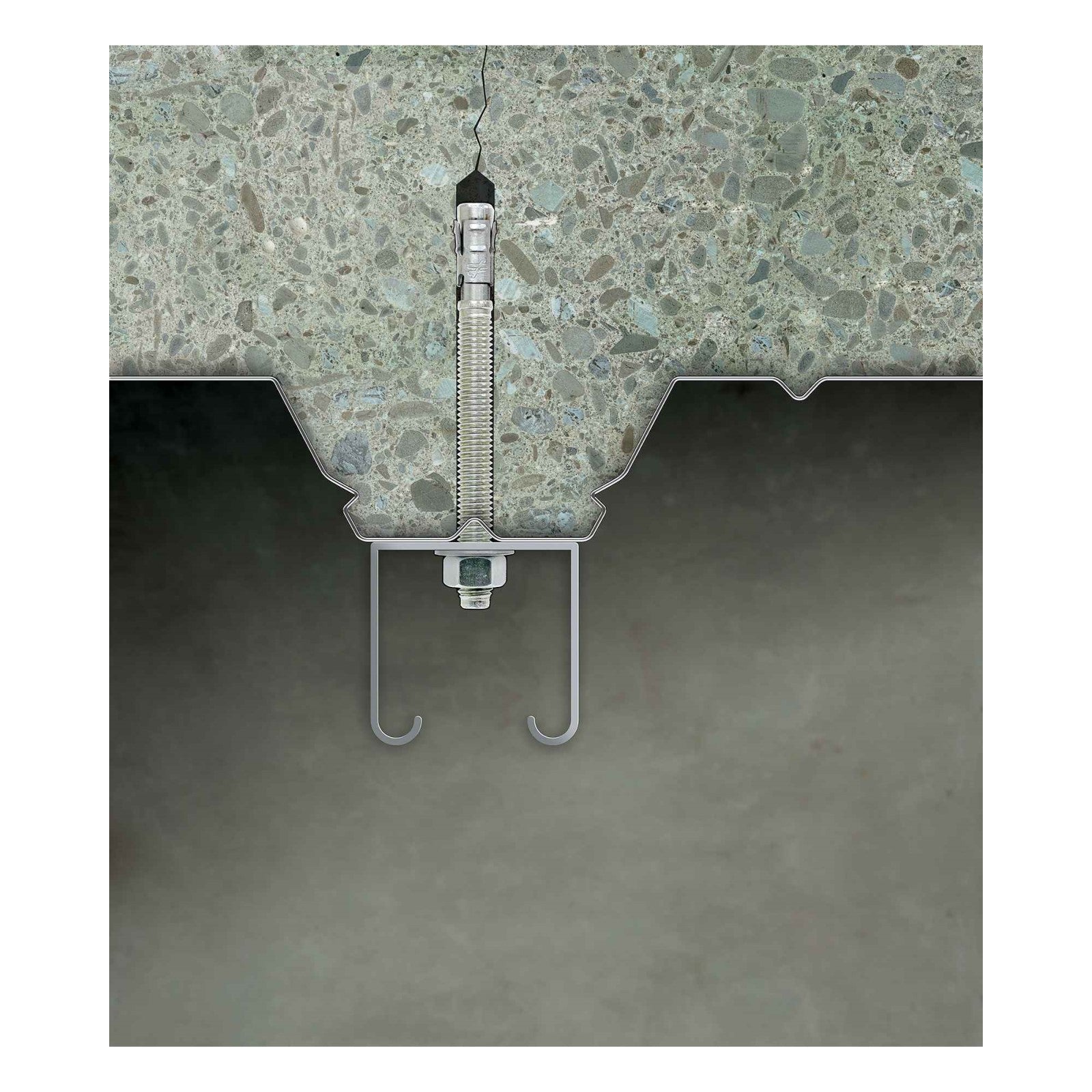 Simpson Strong-Tie Strong Bolt 2 standard installed
