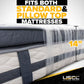 48 Pack Heavy Duty Plastic Mattress Bag: Queen