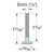 Simpson WBT-KT30 Zinc Wall Brace Tensioner