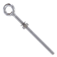 1/4" x  1-9/16 Stainless Steel Type 316 Welded Eye Bolt