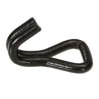 1" Heavy Duty Wire Hook w/ Black Vinyl Coating | 3,300 lbs. BS
