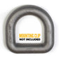 1" Weldable D-Ring - 47,000 lbs. BS | 50-Pack