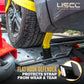 Yellow Adjustable Tow Dolly Strap with 4" Top Strap and Flat Hook - 2 pack