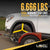 Yellow Adjustable Tow Dolly Strap with 2