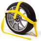 Yellow Adjustable Tow Dolly Strap with 2" Top Strap and Twisted Snap Hook