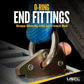 Wheel Strap with Etrack Fittings & 3 Rubber Blocks