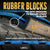Wheel Strap with Etrack Fittings & 3 Rubber Blocks