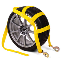 Tow Dolly Basket Strap with Twisted Snap Hooks