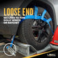 Blue Extra Large Tow Dolly Basket Strap with Twisted Snap Hooks - 2 pack
