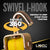 Car Carrier Wheel Strap w/ Swivel Hooks & Ratchet - 4 Pack
