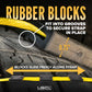 Car Carrier Wheel Strap w/ Swivel Hooks & Adj. Rubber Blocks & Ratchet - 4 Pack