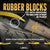 Car Carrier Strap w/ Swivel Hooks & Fixed Rubber Blocks & Ratchet - 4 Pack