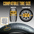 Car Carrier Tire Holder Basket Straps w/ Swivel Hooks & Ratchet - 4 Pack