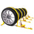 Car Carrier Tire Wheel Strap w/ Wire Hooks & Ratchet - 4 Pack