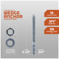 3/4" x 5-1/2" Red Head Trubolt Wedge Anchor, Zinc, Pkg 10 Dimensions