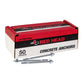 3/8" x 7" Red Head Trubolt Wedge Anchor, Zinc, Pkg 50