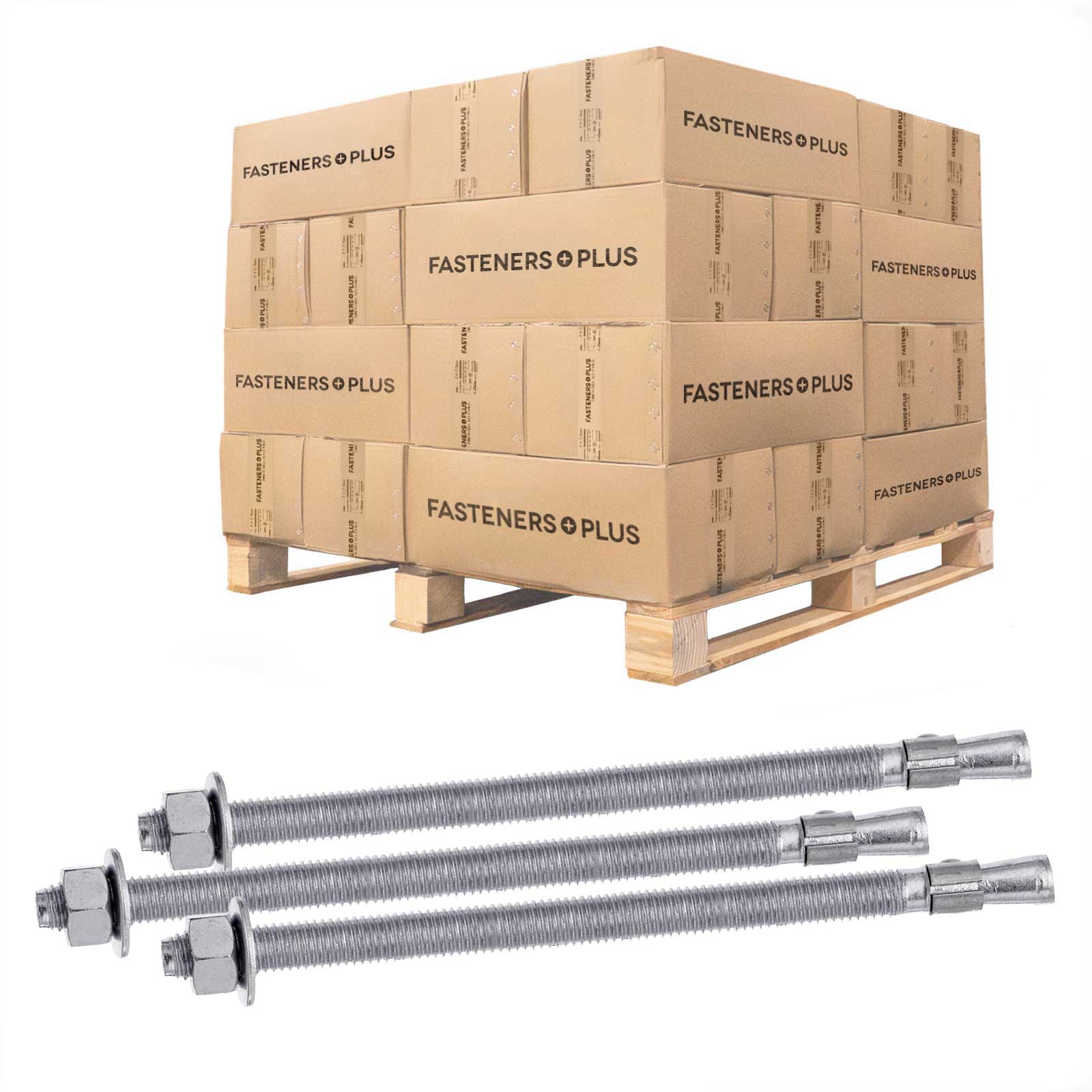 Red Head 1" x 9" Trubolt Wedge Anchor - 304 Stainless Steel | Qty. 600 (Pallet)