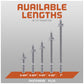 Red Head Trubolt Wedge Anchor, 304 Stainless Steel - Available Lengths in 1/2" Diameter