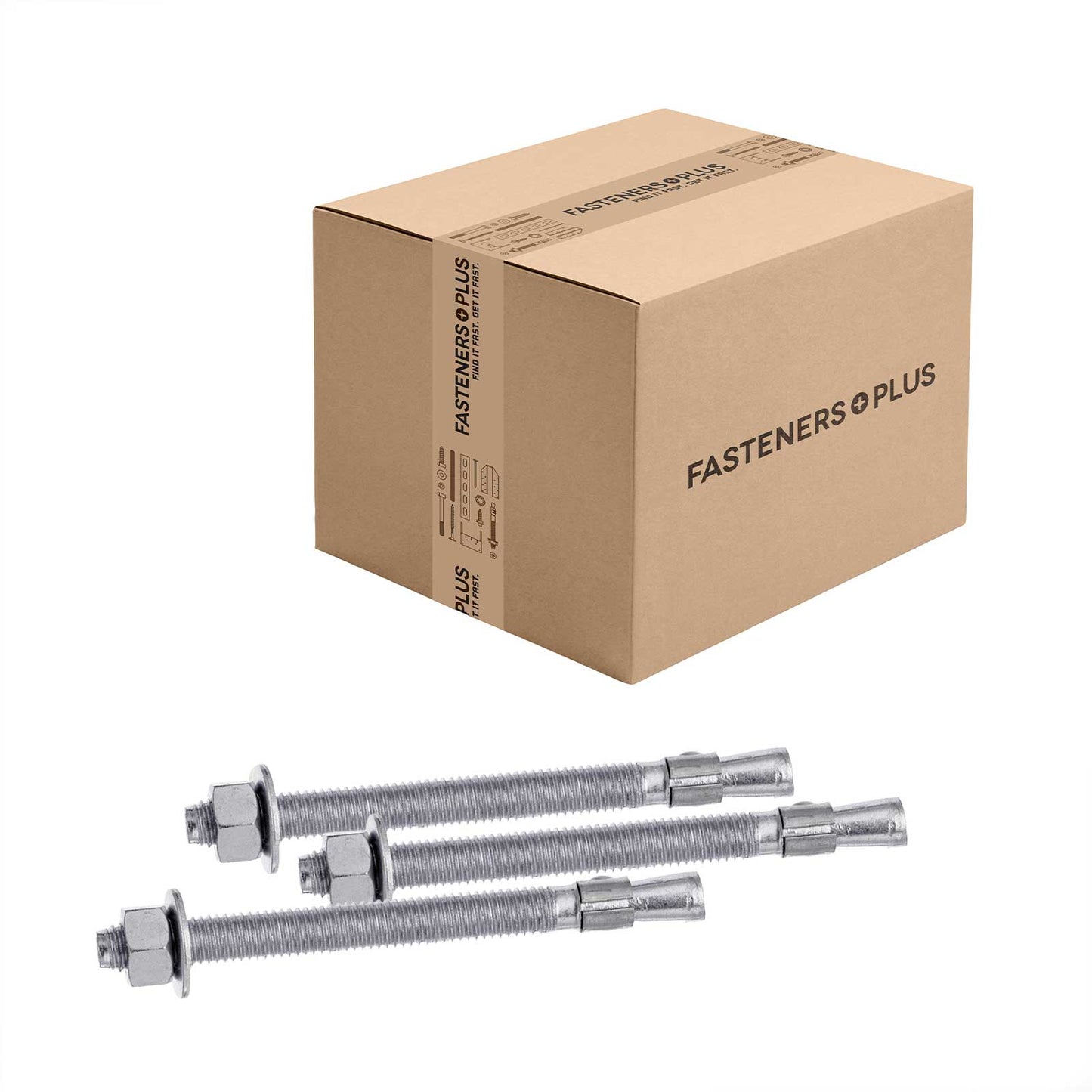 Red Head 3/4" x 5-1/2" Trubolt Wedge Anchor - 304 Stainless Steel | Qty. 50 (Carton)