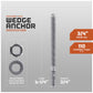 wedge anchor specifications, nut and washer come assembled saving you time