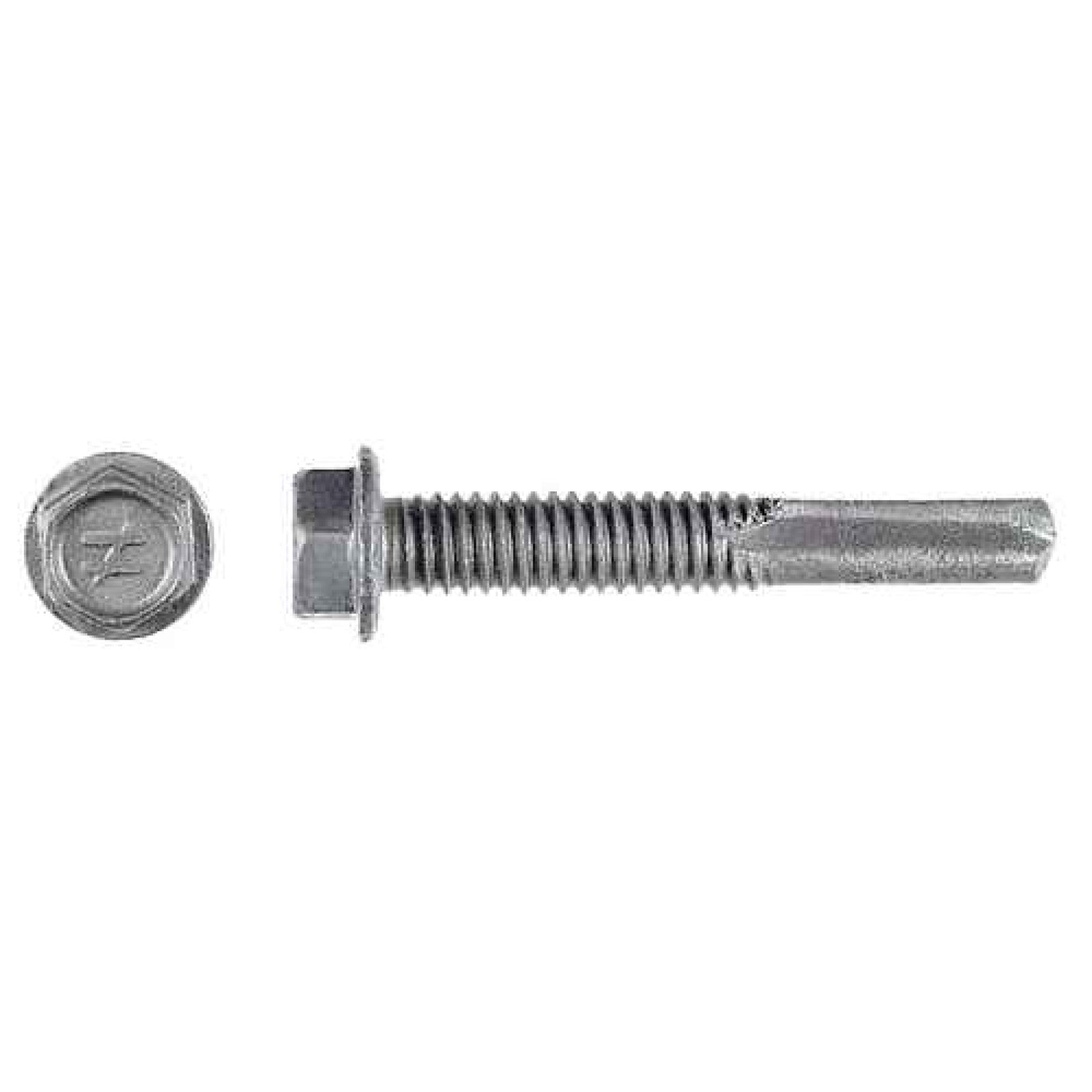 Simpson X1B1016-4K #10 x 1" Strong-Drive Self-Drilling Screw - Clear Zinc Coating - Loose - Pkg 4,000