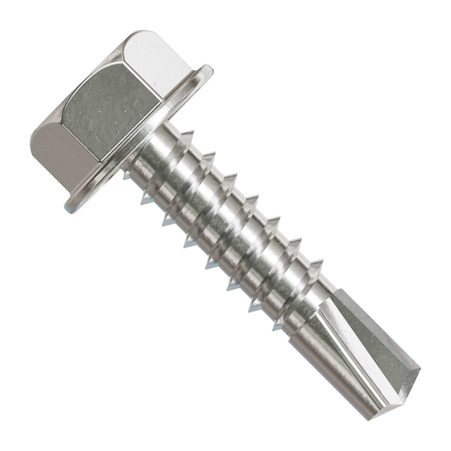 Simpson X34B1016-5K #10 x 3/4" Strong-Drive Self-Drilling Screw - Clear Zinc Coating - Loose - Pkg 5,000