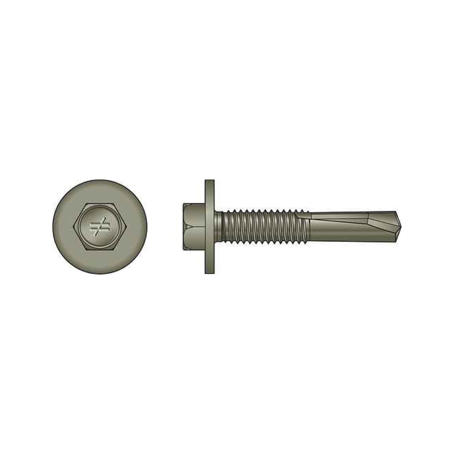 Simpson strong tie XLQ114B1224-250 #12 x 1-1/4" Strong-Drive - Loose - Quik Guard Coating - Pkg 250