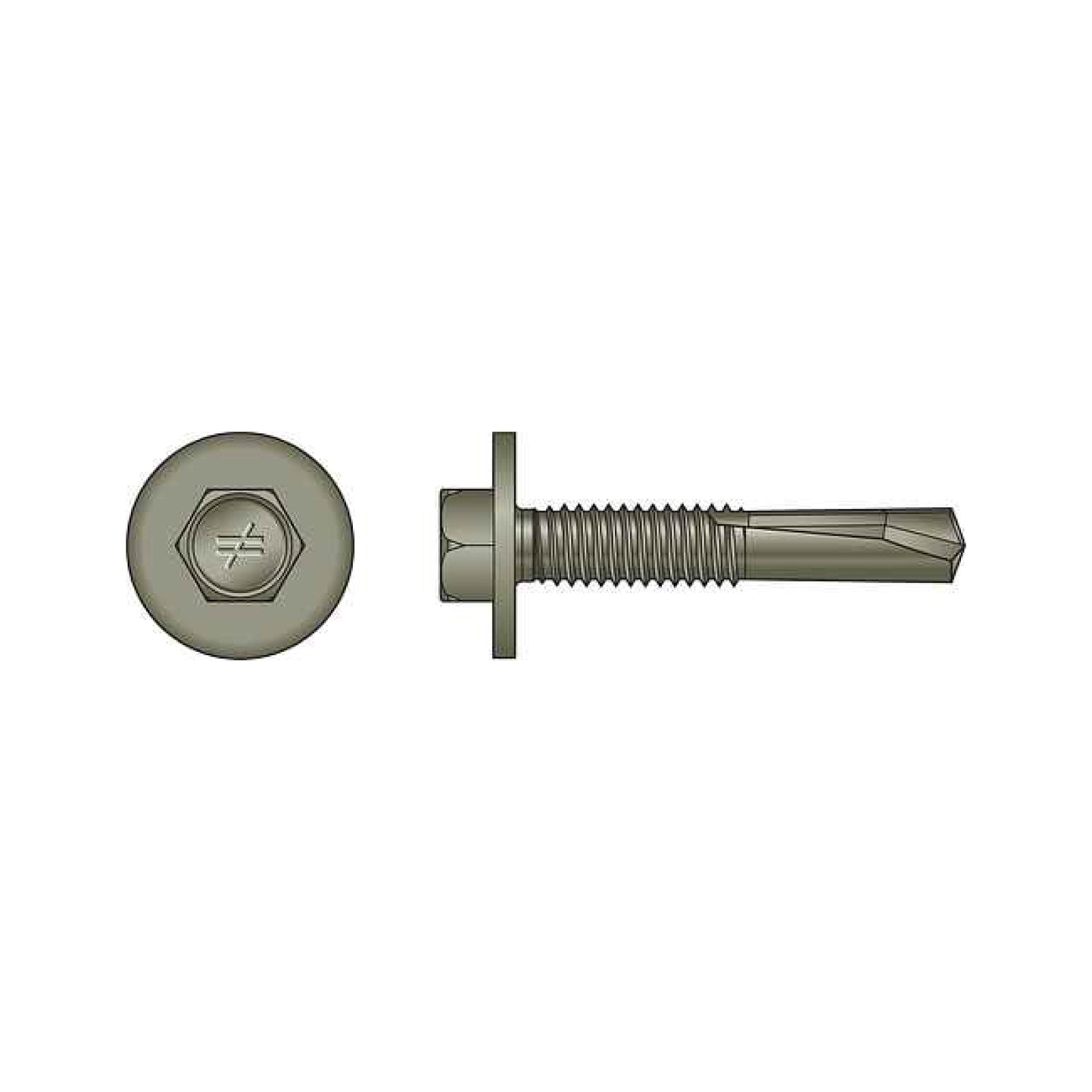 Simpson strong tie XLQ114B1224-250 #12 x 1-1/4" Strong-Drive - Loose - Quik Guard Coating - Pkg 250