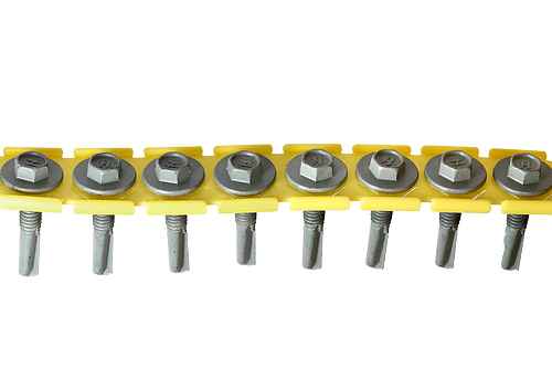 Simpson XLQ114T1224 #12 x 1-1/4" Strong-Drive Screw - Collated - Quik Guard Coating - Pkg 1,000 
