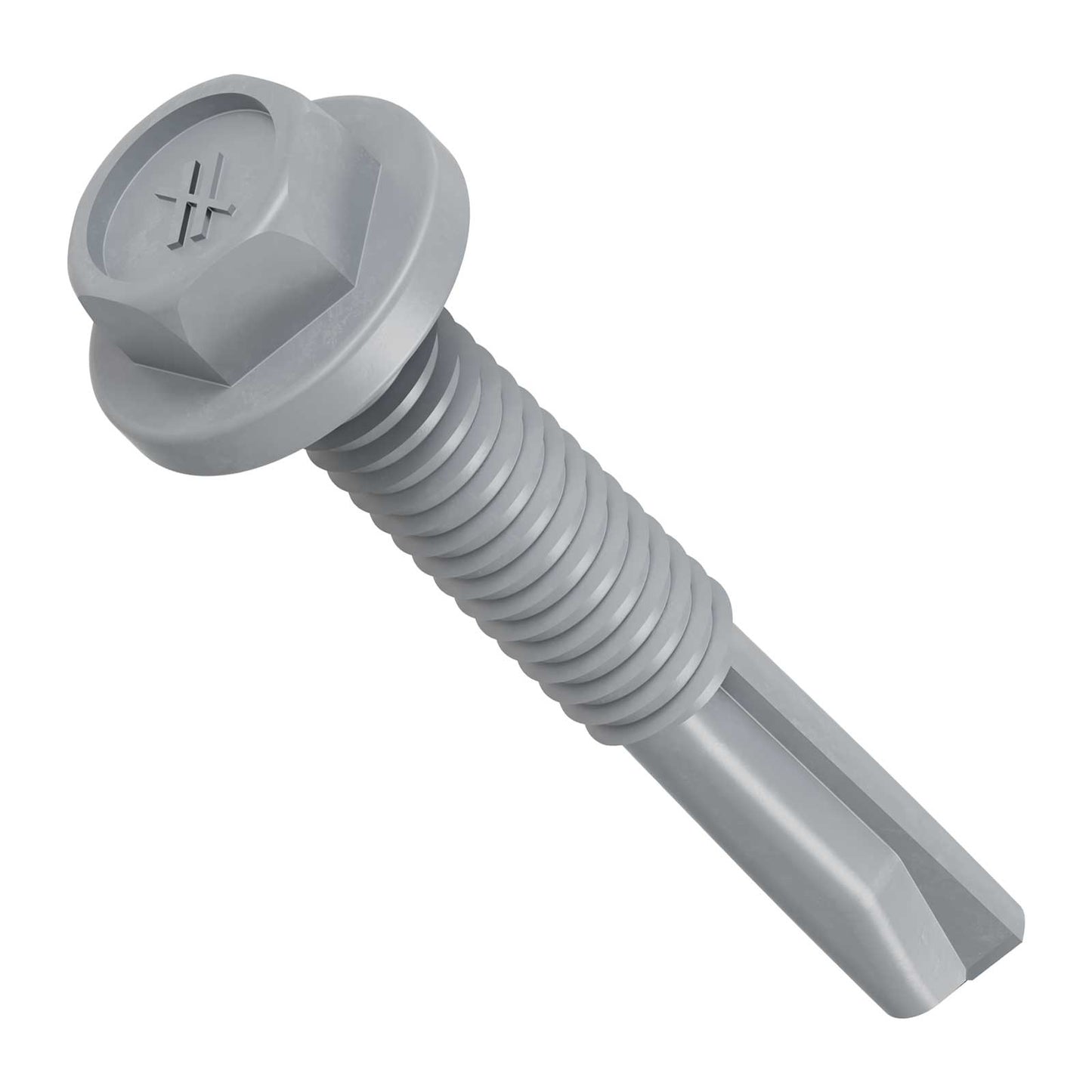 Simpson Strong-Tie #12 x 1-1/4" Self-Drilling Strong-Drive XM Metal Screw, Medium Hex-Washer Head - Quik Guard Coating, Qty. 2,000