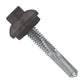 #1224 x 114 inch ZXL HG Steelbinder Metal Roofing Screw Charcoal Gray Pkg 250 image 1 of 2
