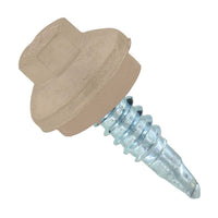 14 inch x 78 inch ZXL Steelbinder Metal Roofing Stitch Screw Tan Pkg 250 image 1 of 2