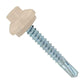 #12 x 112 inch ZXL Steelbinder Metal Roofing Screw Light Stone Pkg 250