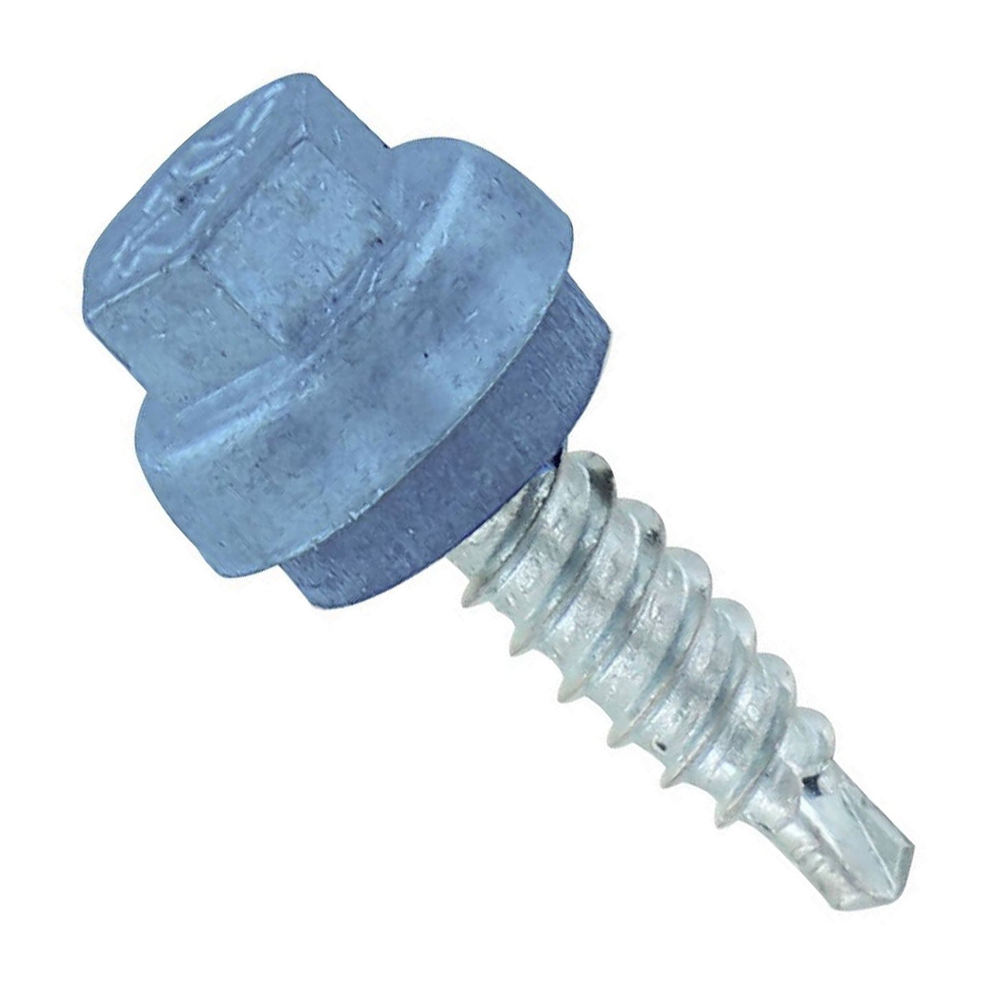 #12 x 3/4 inch ZXL Woodbinder Metal Roofing Stitch Screw Blue Pkg 250 image 1 of 2