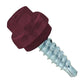 #12 x 3/4 inch ZXL Woodbinder Metal Roofing Stitch Screw Burgundy Pkg 250 image 1 of 2