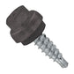 #12 x 3/4 inch ZXL Woodbinder Metal Roofing Stitch Screw Charcoal Gray Pkg 250 image 1 of 2