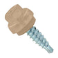 #12 x 3/4 inch ZXL Woodbinder Metal Roofing Stitch Screw Tan Pkg 250 image 1 of 2