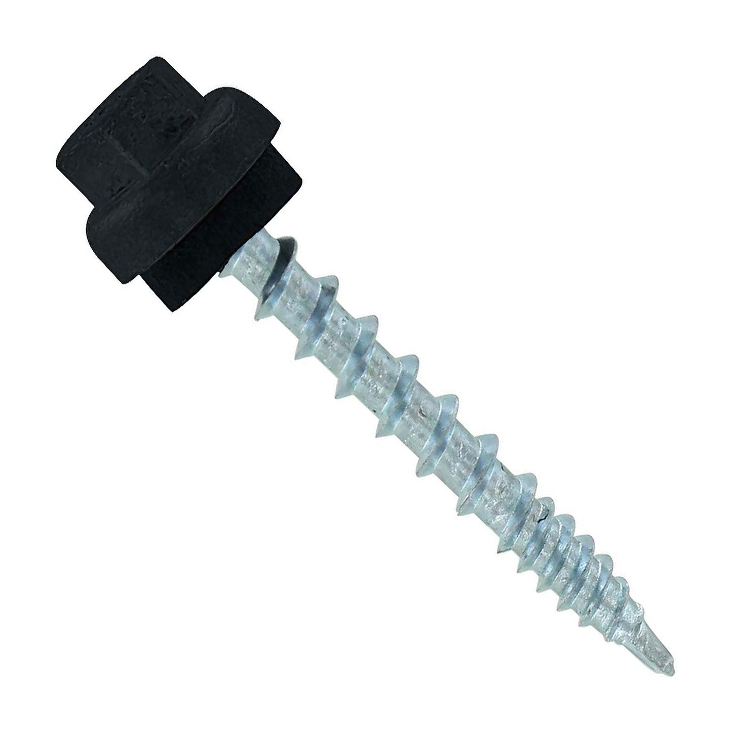 #10 x 112 inch ZXL Woodbinder Metal Roofing Screw Black Pkg 250