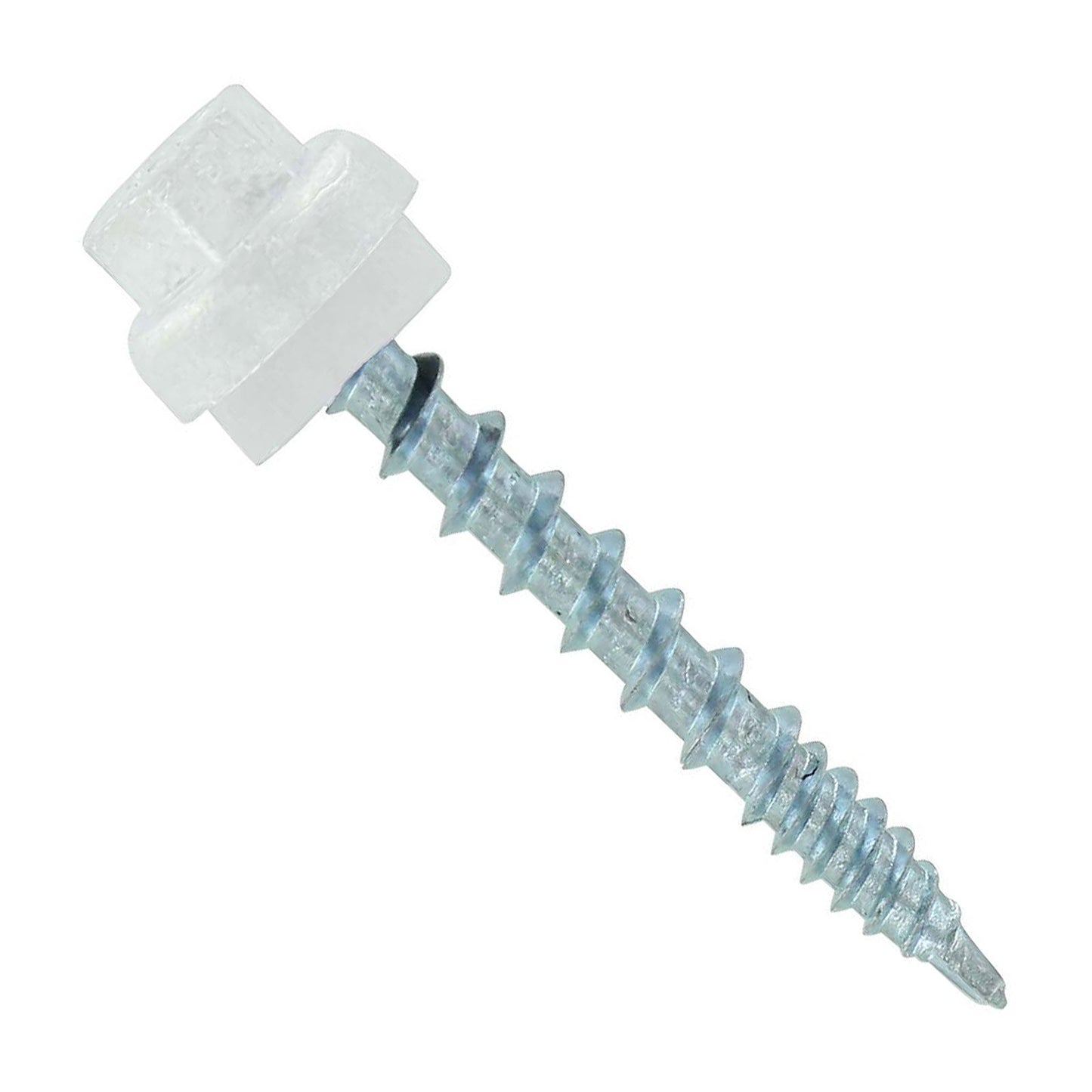#10 x 112 inch ZXL Woodbinder Metal Roofing Screw Bright White Pkg 250