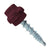 #10 x 1 inch ZXL Woodbinder Metal Roofing Screw Burgundy Pkg 250