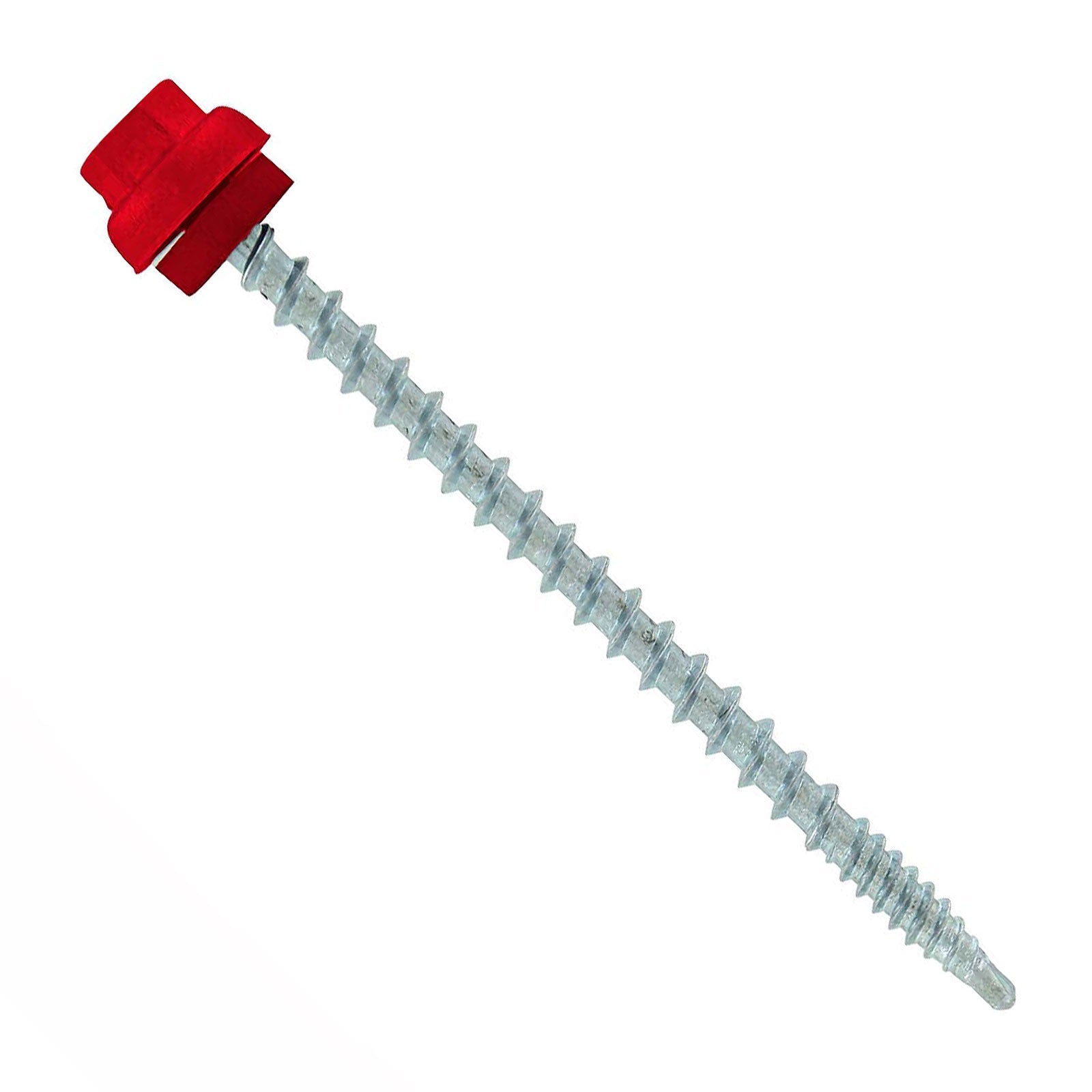 #10 x 3 inch ZXL Woodbinder Metal Roofing Screw Crimson Pkg 250
