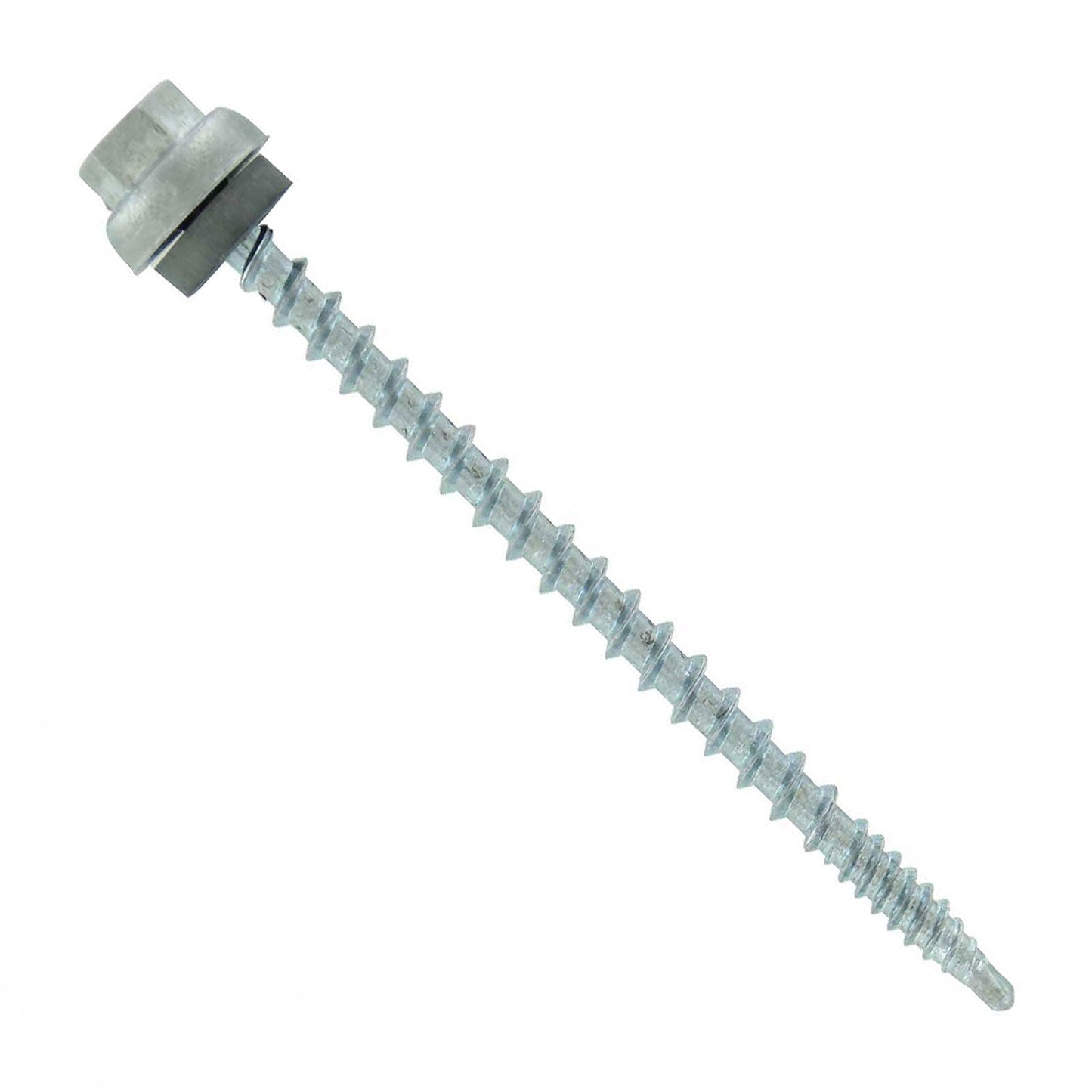 #10 x 3 inch ZXL Woodbinder Metal Roofing Screw Galvanized Pkg 250