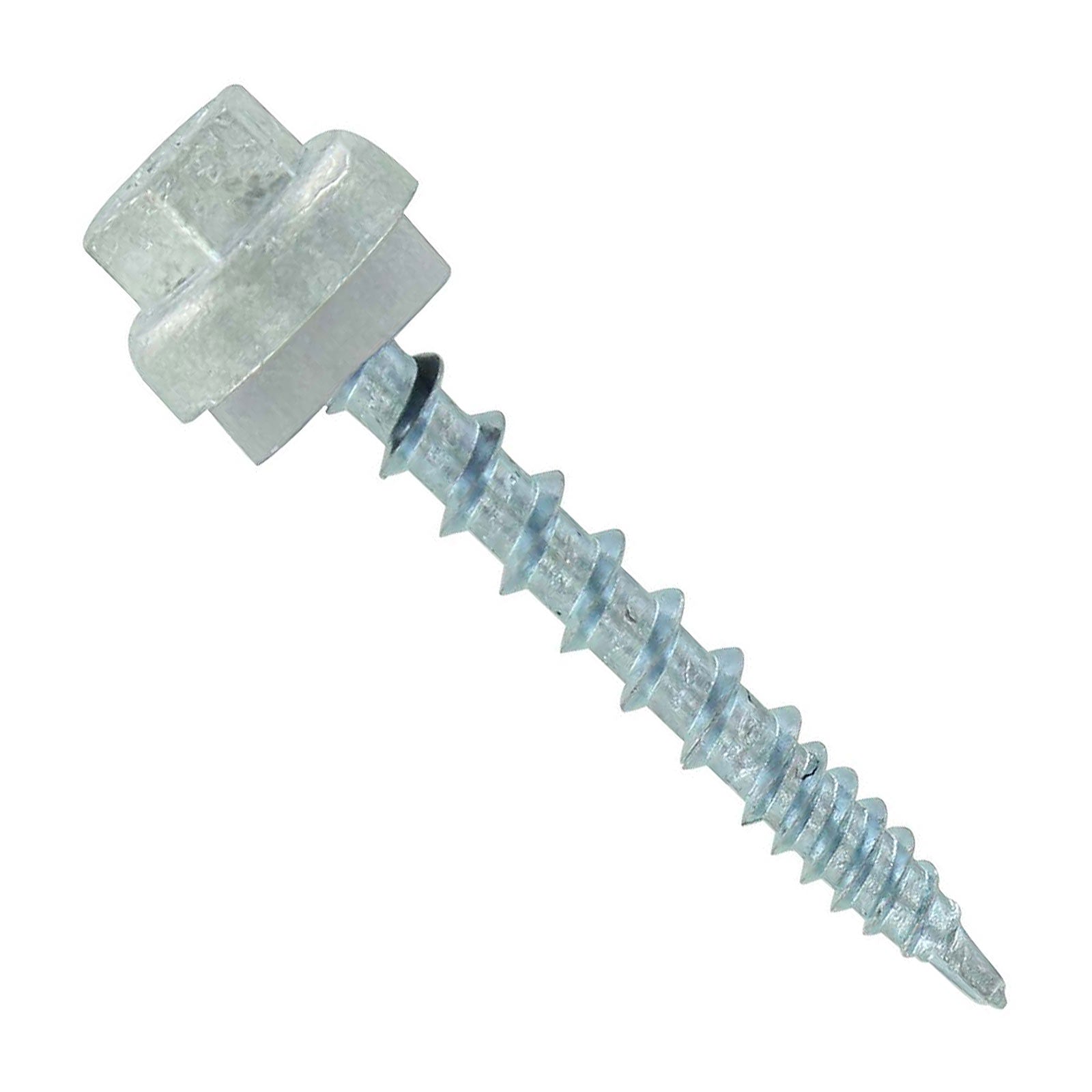#10 x 112 inch ZXL Woodbinder Metal Roofing Screw Light Gray Pkg 250