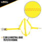 Adjustable Wheel Net w/ 2" Top Strap, Twisted Snap Hook & Ratchet w/ Snap Hook - 4 pack